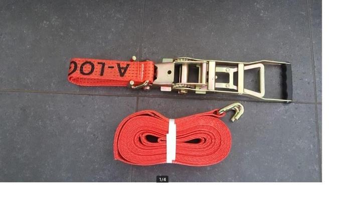 Spanriemen/banden + ratel nieuw 9 m, Auto diversen, Aanhangwagen-onderdelen, Nieuw, Ophalen