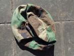 US Army camo helm overtrek , onbeschadigd , Medium tot Large, Ophalen of Verzenden, Landmacht, Helm of Baret