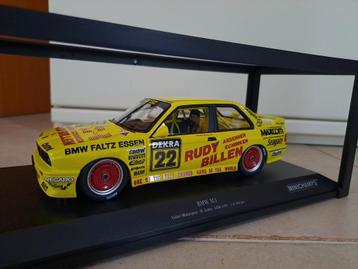 BMW M3 E30 EVO DTM Grohs Valier Minichamps 1/18 Neuve