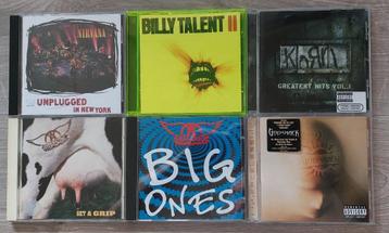 Rock + Hard Rock CD pakket (19 CD's + 8 Gratis CD's) beschikbaar voor biedingen
