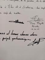 Handtekening Belgische minister Pierre Magetre, Ophalen of Verzenden, Zo goed als nieuw
