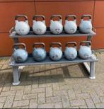 Competitie Kettlebells 8kg t/m 24kg + Opbergrek, Sports & Fitness, Équipement de fitness, Enlèvement, Utilisé, Kettlebell