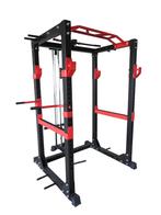 Power Rack met Pully, Bank, Dumbbell en Bar, Halterschijven, Sport en Fitness, Ophalen, Overige materialen, Benen, Gebruikt