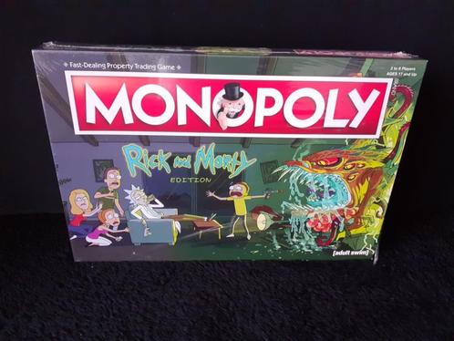 monopoly Rick and Morty Edition ENGELSE VERSIE, Hobby en Vrije tijd, Gezelschapsspellen | Bordspellen, Nieuw, Ophalen of Verzenden