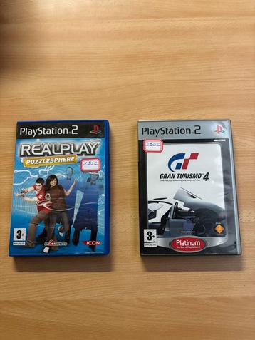 Ps2  gran turismo 4 / realplay puzzlesphere beschikbaar voor biedingen