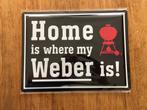 WEBER BBQ wandplaat 38 op 27 cm, Huis en Inrichting, Ophalen of Verzenden, Nieuw