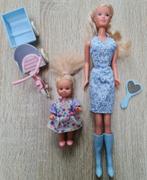 Vintage Barbie steffi love met kind Evy: simba toys China, Kinderen en Baby's, Ophalen of Verzenden, Zo goed als nieuw