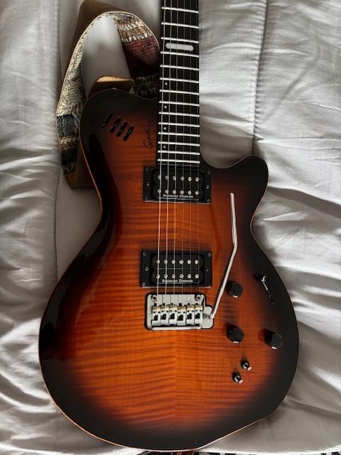 Godin LGXt met Synth Access en Piëzo, Muziek en Instrumenten, Snaarinstrumenten | Gitaren | Elektrisch, Zo goed als nieuw, Solid body
