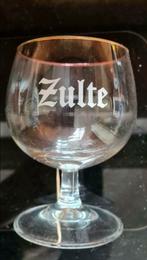 6 x bierglas glas Zulte, Ophalen, Zo goed als nieuw, Bierglas