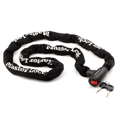 MASTERLOCK 2m antidiefstalketting + 2 sleutels, Fietsen en Brommers, Fietsaccessoires | Fietssloten, Gebruikt, Kettingslot, Ophalen of Verzenden