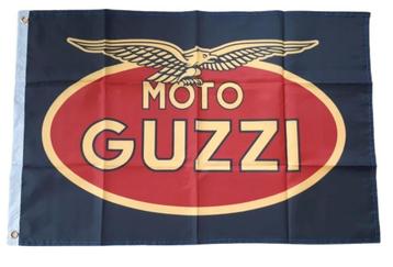 Vlag Moto Guzzi - 60 x 90 cm beschikbaar voor biedingen