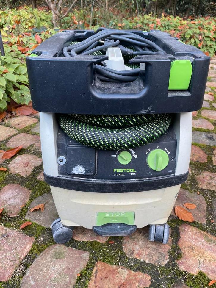Aspirateur Festool CTL MIDI CLEANTEC compact mobile + 12 sac, Doe-het-zelf en Bouw, Reinigingsmachines, Zo goed als nieuw, Ophalen