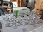 12 verres à vin Verreries cristallerie d'arque m, Verzamelen, Glas en Drinkglazen, Zo goed als nieuw, Ophalen