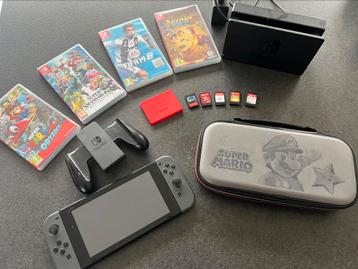 Nintendo switch met spelletjes beschikbaar voor biedingen