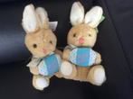 2 pluche paaskonijntjes Nieuw!, Enlèvement ou Envoi, Comme neuf