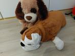 2 knuffels hond, Ophalen of Verzenden, Gebruikt, Hond