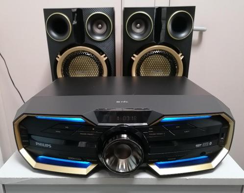PHILIPS HIFI SYSTEM FX25 - 300W BT, Audio, Tv en Foto, Stereoketens, Zo goed als nieuw, Cd-speler, Tuner of Radio, Speakers, Philips