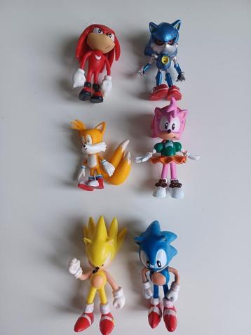 Sonic Knukcles 6 figuren 6cm