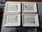 4 anciennes assiettes à brochette. Cien France, Antiek en Kunst, Antiek | Woonaccessoires, Ophalen of Verzenden