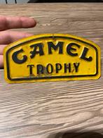 Camel trophy plaat geel, Collections, Comme neuf, Enlèvement ou Envoi