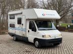 Fiat Ducato 2.8JTD 6-zits camper klaar voor registratie, Caravans en Kamperen, Mobilhomes, Particulier, Elektrisch, Fiat