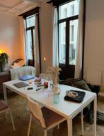 Eettafel + 4 stoelen, Huis en Inrichting, Tafels | Eettafels, Ophalen, Overige materialen, Zo goed als nieuw, Vijf personen of meer
