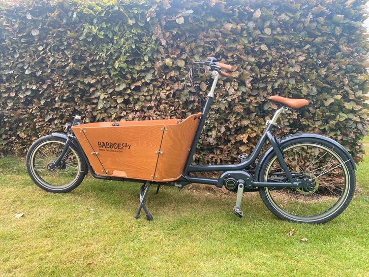 Babboe city-e Mountain 1 jaar oud, Fietsen en Brommers, Fietsen | Bakfietsen, Zo goed als nieuw, Overige merken, 2 kinderen, Elektrisch