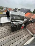 Gas bbq weber groen/grijs, Tuin en Terras, Ophalen, Zo goed als nieuw