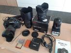 Canon EOS 5D Mark II + 3 objectifs + accessoires, Audio, Tv en Foto, Fotocamera's Digitaal, Gebruikt, Spiegelreflex, Canon, Minder dan 4 keer