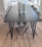 6 eetkamer stoelen in zeer goede staat, Huis en Inrichting, Stoelen, Ophalen, Zo goed als nieuw, Metaal, Vijf, Zes of meer stoelen