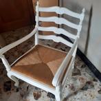 Rustique - chaise rurale avec siège en osier., Enlèvement