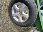 2 x banden + alu velgen isuzu d max, Gebruikt, 255 mm, Banden en Velgen, 17 inch