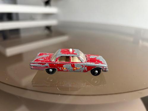 Matchbox Lesney Ford Fairlane Fire Chief's Car nr 59B 1963, Verzamelen, Retro, Ophalen of Verzenden