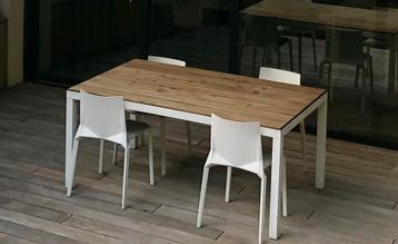 Rechthoekige TRIBU Natal Alu Teak Tuin Eettafel beschikbaar voor biedingen