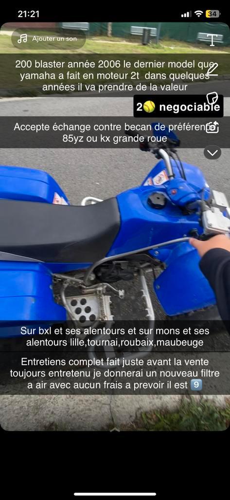 200 blaster, Motoren, Quads en Trikes, Ophalen of Verzenden