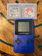 Gameboy Color, paars, + 2 games *als nieuw, Games en Spelcomputers, Ophalen of Verzenden, Zo goed als nieuw, Game Boy Color, Met games