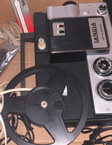 vintage lot camera, projecteur, flash, accessoires, etc.