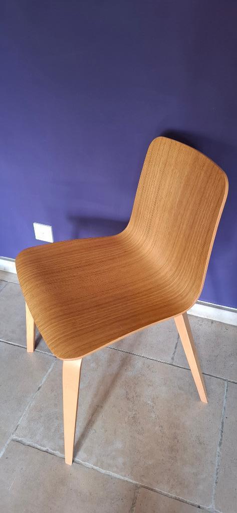 Set van 2 houten stoelen " SKLUM Elionora" -  scandinavisch, Huis en Inrichting, Stoelen, Zo goed als nieuw, Twee, Hout, Bruin