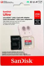 SANDISK MICRO SD XC ULTRA 256 Go avec adaptateur, Neuf, Enlèvement ou Envoi, SanDisk, MicroSDXC