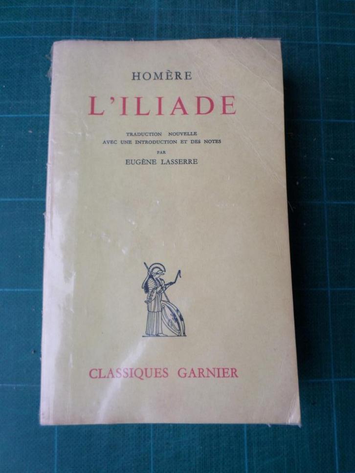 L’Iliade (Homère) – 1960 – 494 pages, Boeken, Schoolboeken, Gelezen, Grieks, ASO, Ophalen of Verzenden