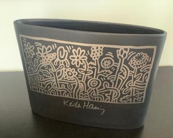 KEITH HARING KERAMISCHE DESIGN VAAS. beschikbaar voor biedingen