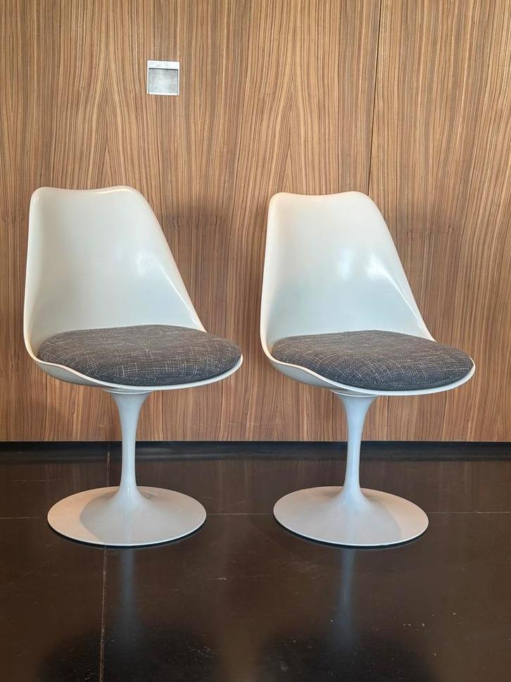 Knoll tulip chairs Eero Saarinen, Huis en Inrichting, Stoelen, Gebruikt, Ophalen