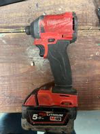 Milwaukee 1/4 slagschroevendraaier met accu, Doe-het-zelf en Bouw, Gereedschap | Boormachines, Verzenden, Gebruikt, Minder dan 400 watt