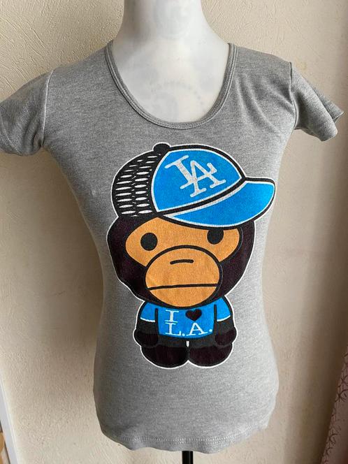 T-shirt met aap Baby Milo maat S/M, Kleding | Dames, T-shirts, Ophalen of Verzenden