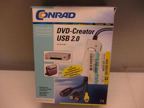 DVD creator USB 2.0, Computers en Software, Pc- en Netwerkkabels, Zo goed als nieuw, Ophalen of Verzenden