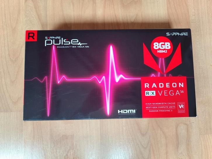 AMD Radeon RX Vega 56 Sapphire Pulse — 8 GB, Computers en Software, Videokaarten, Gebruikt, AMD, PCI-Express 3.0, Ophalen of Verzenden