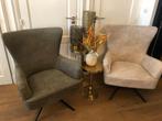Luxe fauteuil draaistoel zetel AANBIEDING armstoel lederlook, 75 à 100 cm, Tissus, Enlèvement, 75 à 100 cm