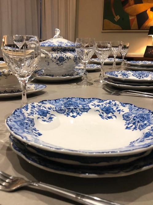 Service dordrecht 12 personnes  45 pièces, Antiek en Kunst, Antiek | Servies los, Ophalen