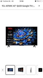 4k 43 inch qled tv tcl, TV, Hi-fi & Vidéo, Télévisions, Neuf, Autres marques, QLED, Enlèvement ou Envoi