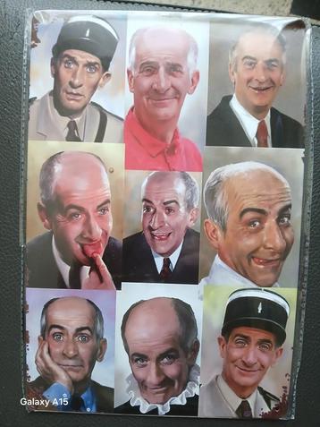 Louis de funes gelaatsuitdrukkingen uit zijn films.20 op 30  beschikbaar voor biedingen